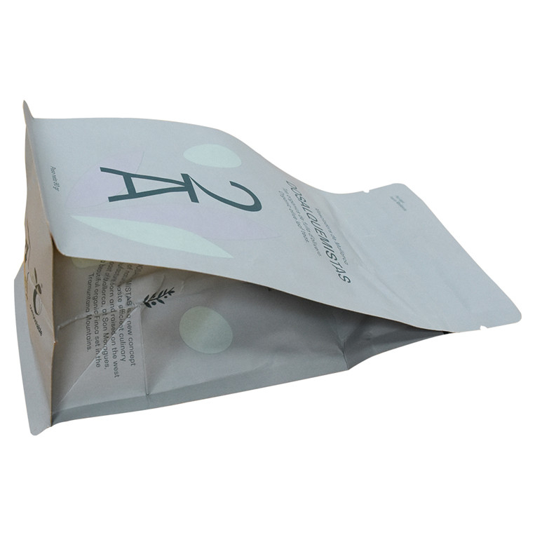 Kraft Paper Zipper Sachet 100% Compostable Loose Herbal Tea Pouches