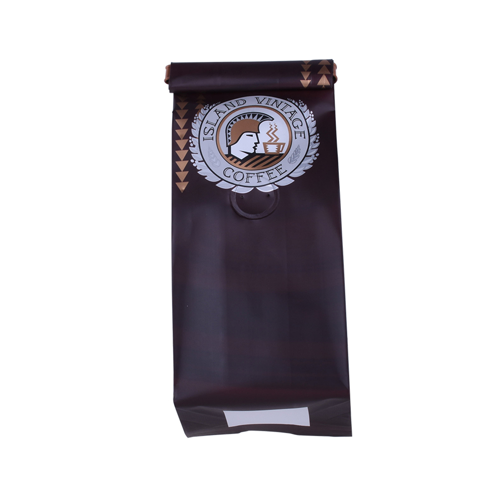 Eco Food Packaging 100% Compostable Side Gusset Coffee Bag with Tin Tie