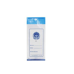 Eco Friendly Tamper-evident Security Seal CSI Police Evidence Bags