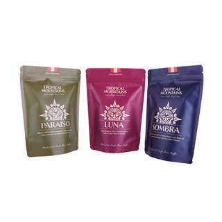 Low MOQ Pre Printed Recycled Stand Up Pouches For Tea Packaging