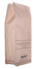 100% Compostable Kraft Paper Flat Bottom Coffee Bag with Valve