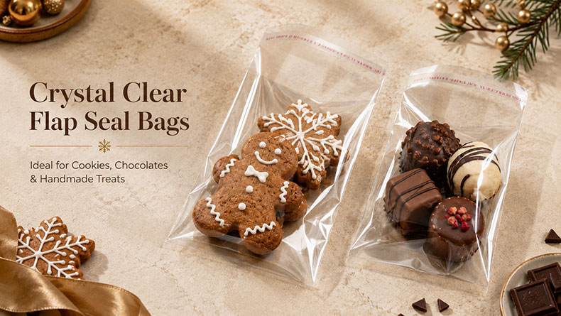 crystal clear flap seal bags for food crystal clear flap seal bags for food