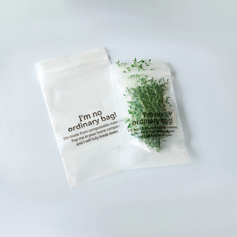 Eco Friendly Compostable PBAT PLA Tomato Packaging Bags with hole