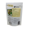 New Style Kraft Paper Resealable Bio Degradable Bag with UV Spot