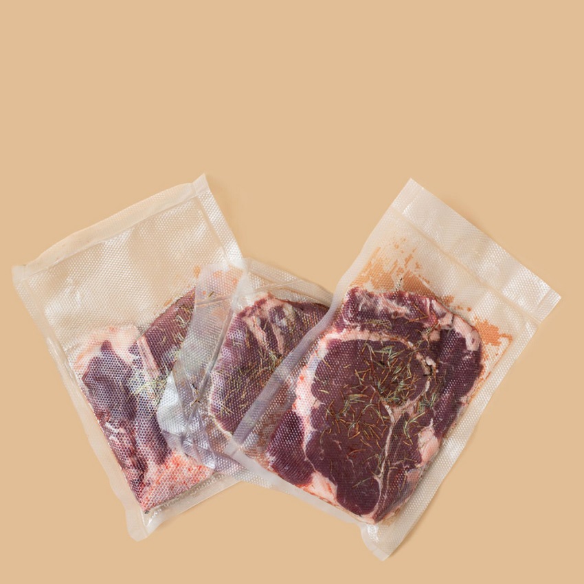 FDA Approved Heat Seal Compostable Shrink Wrap Bags for Freezer Meat