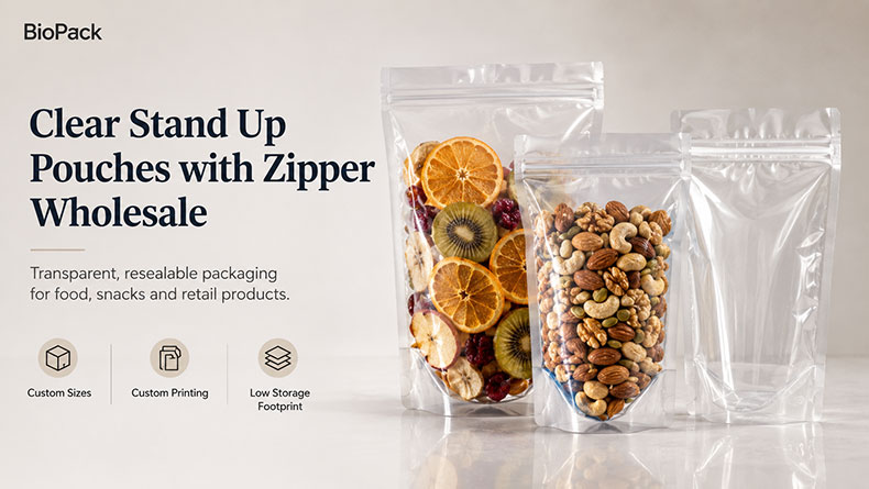 clear stand up pouches wholesale clear stand up pouches wholesale