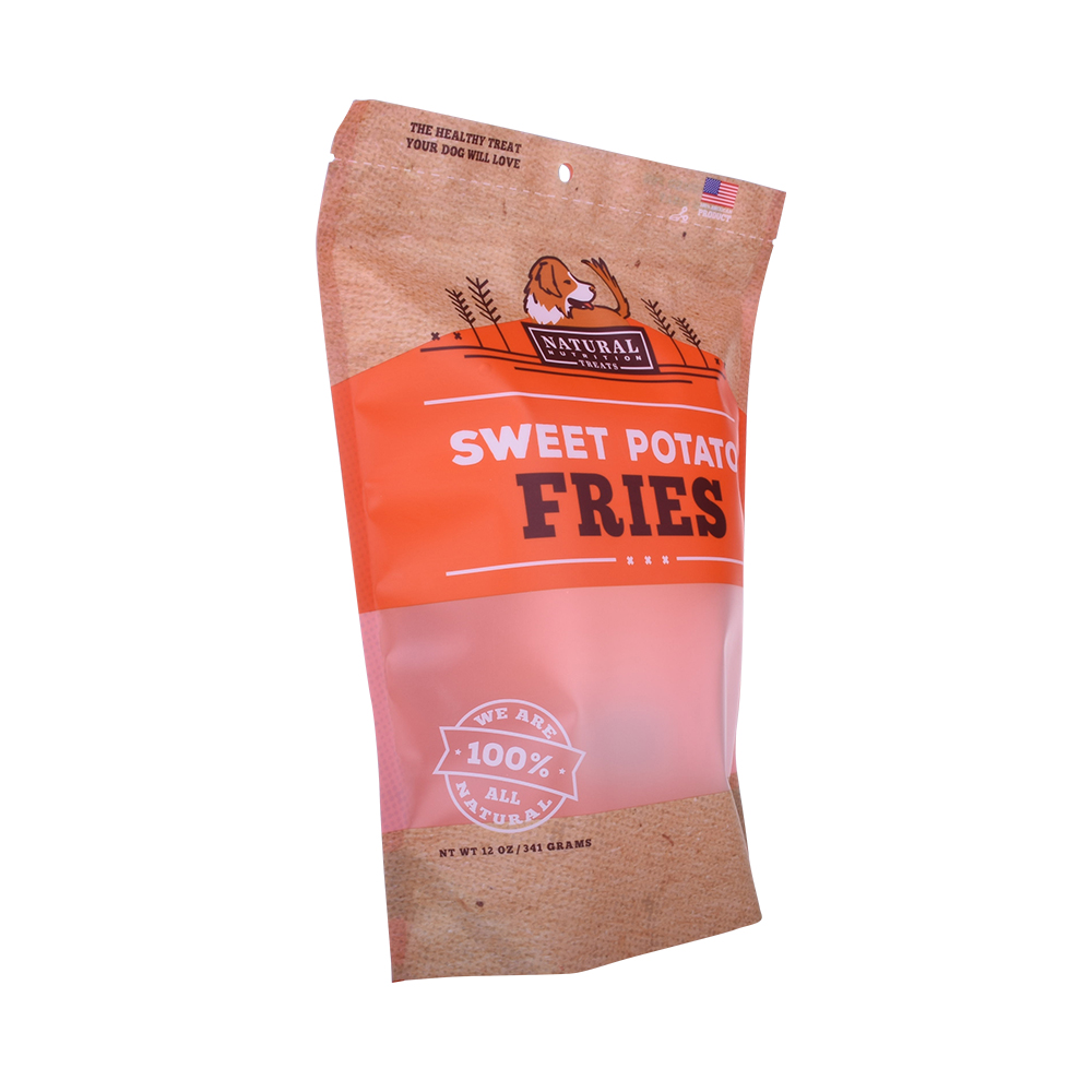 Custom Food Grade Pet Food Beef Jerky Packaging Bag Barrier Stand Up Pouch With Resealable Zipper