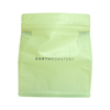 Green Customized Printing compostable Box Bottom biodegradable Coffee Bag Pouch With Valve And Zipper 