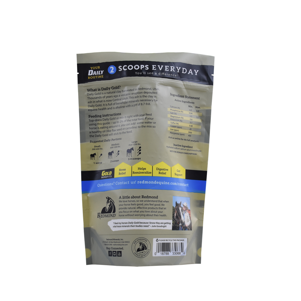 High Brrier Biodegradable Pet Food Packaging Bags for Dog Treats