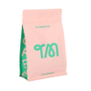 Flat Bottom Food Top Kraft Paper Compostable Packing 250g Coffee Bag Packaging with Zipper Valve