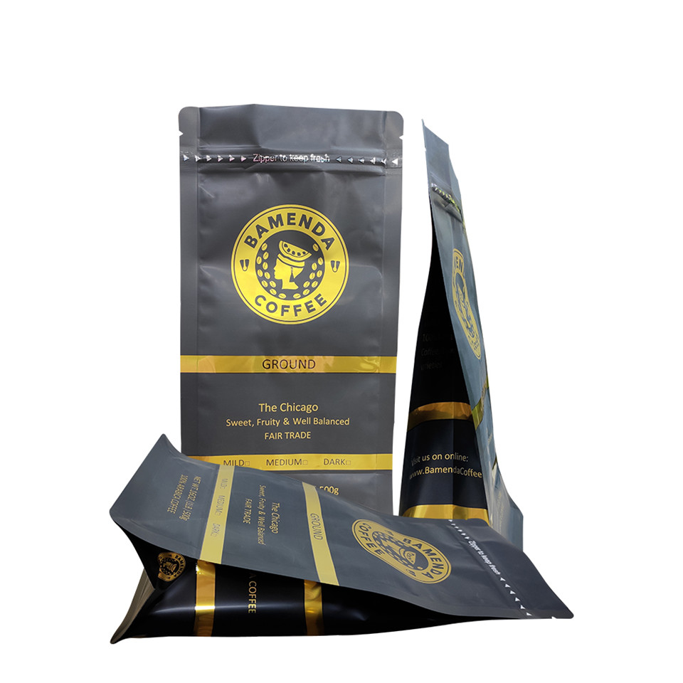 Top Quality Laminated Material Food Grade Custom Printing Coffee Bag Manufacturers