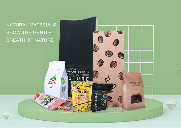 coffee bag with a bio degassing valve  coffee bag with a bio degassing valve