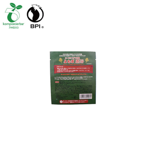 Biodegradable 100% Compostable Salts Powder 3 Side Seal Flat Bags
