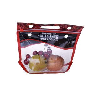 Box Bottom Custom Eco Clear Home Compostable Apple Bags with Handle
