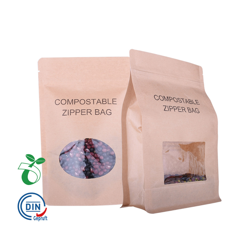 Chia Seed Snack Food Pack Reusable Zipper Barrier Standup Kraft Bags