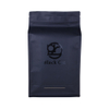 Matte finish block bottom pouch with foil lamination and degassing valve for roasted coffee beans