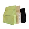 Gravure Printing Colorful Plastic Flat Bottom Bag Coffee with Zipper