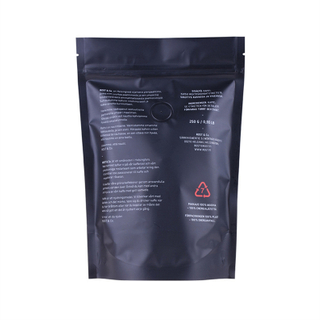 Custom Made Gravure Printing Shiny Finishing 100% Recyclable Coffe Bags with Degassing Valve