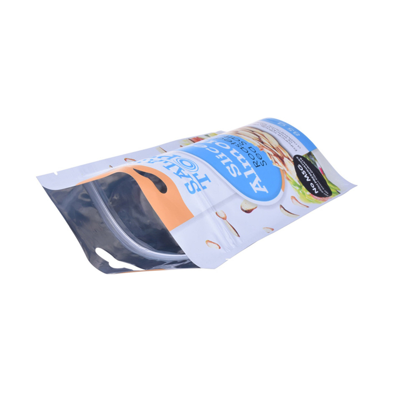 Custom Heat Seal Tear Notch Compostable Cellophane Gourmet Snack Wholesale Pouch