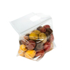 Eco Friendly Clear Packaging Compostable Fruits Bags with Ziplock And Handle