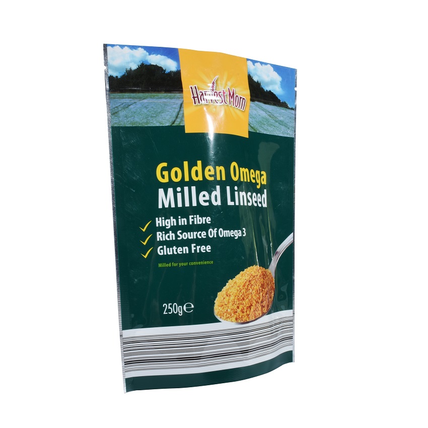 Digital Printing Zipper Recyclable Stand Up Pouches for Organic Food Ingredients