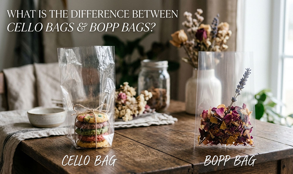 cello bags vs BOPP bags cello bags vs BOPP bags