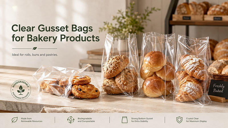 clear gusset cello bag for bread clear gusset cello bag for bread