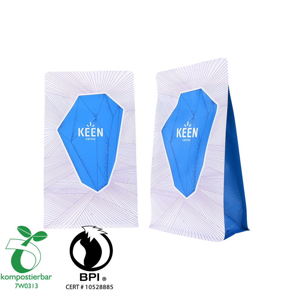 Inventory Foil Lined Block Bottom Plastic Biodegradable Factory China