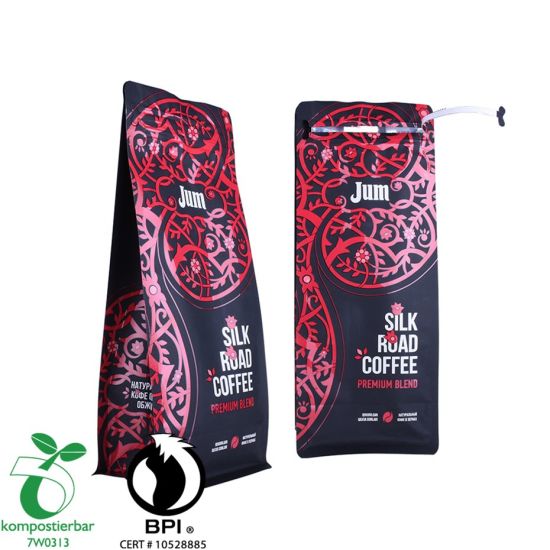 Zipper Flat Bottom Coffee Bag One Way Valve Manufacturer in China