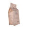 Eco PLA Plastic Compostable Food Packaging Biodegradable Kraft Paper Coffee Bag with Zipper