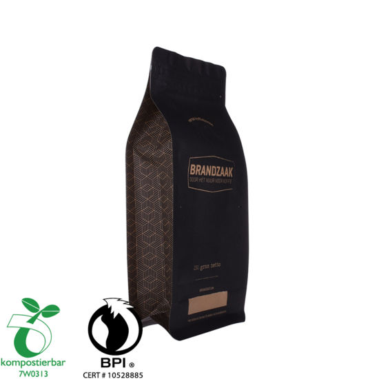 Ziplock Flat Bottom Eco Coffee Bag Supplier in China