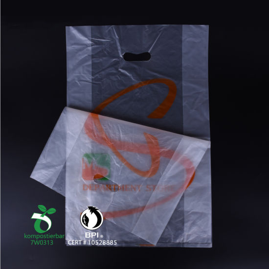 Custom Printed Eco Friendly Biodegradable Plastic Shopping Bag