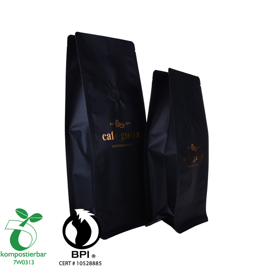 Zipper Box Bottom Plastic Food Packaging Bag Manufacturer China