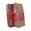Custom Printed Zip Lock Compostable Brown Kraft Paper Coffee Tea Packaging Bag