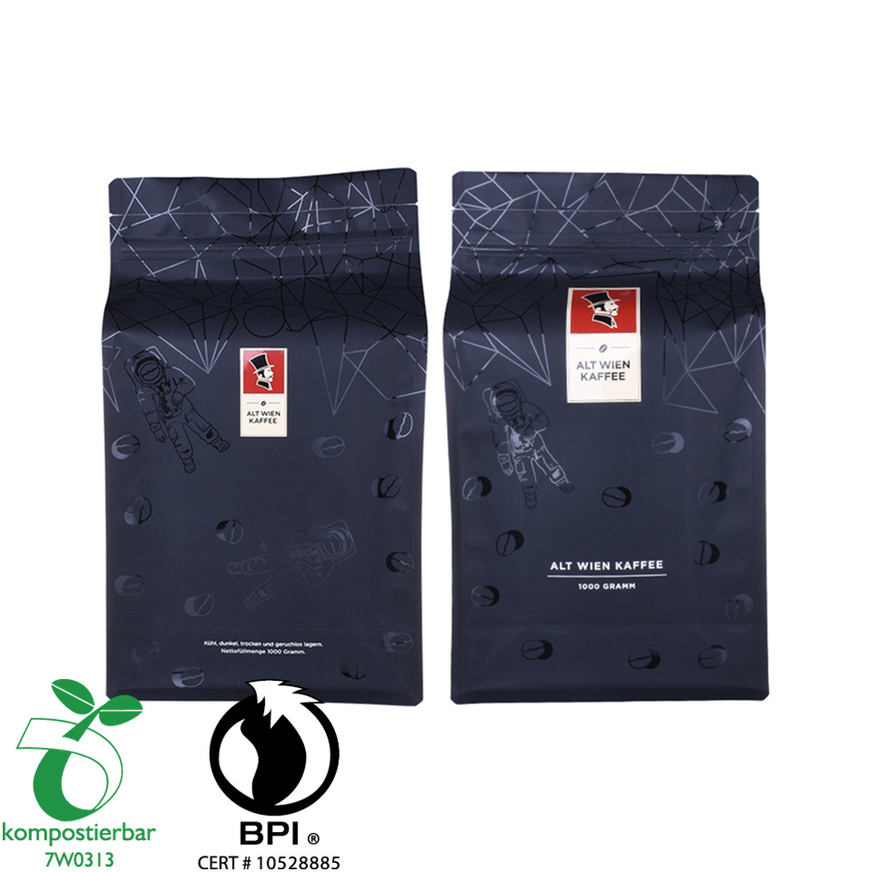 Heat Seal Box Bottom Biodegradable Plastic Bag Food Supplier From China