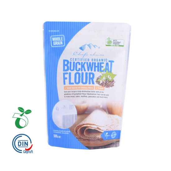 Wholesale Recycled Eco Friendly Corn Starch Stand up Ziplock Food Packaging 100% Compostable Biodegradable Plastic Pouch Bag