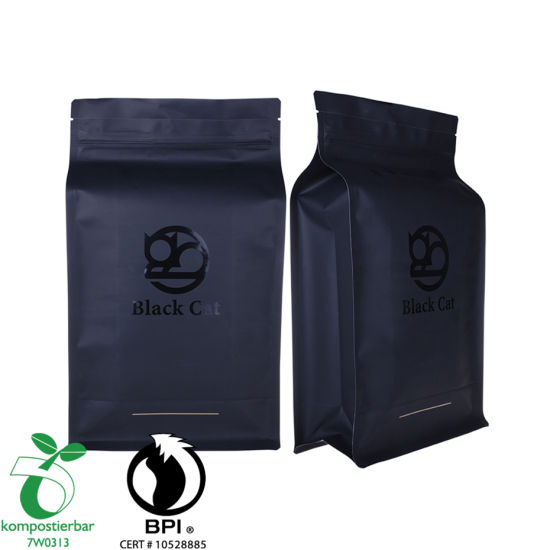 Zipper Flat Bottom Coffee Bag One Way Valve Manufacturer in China