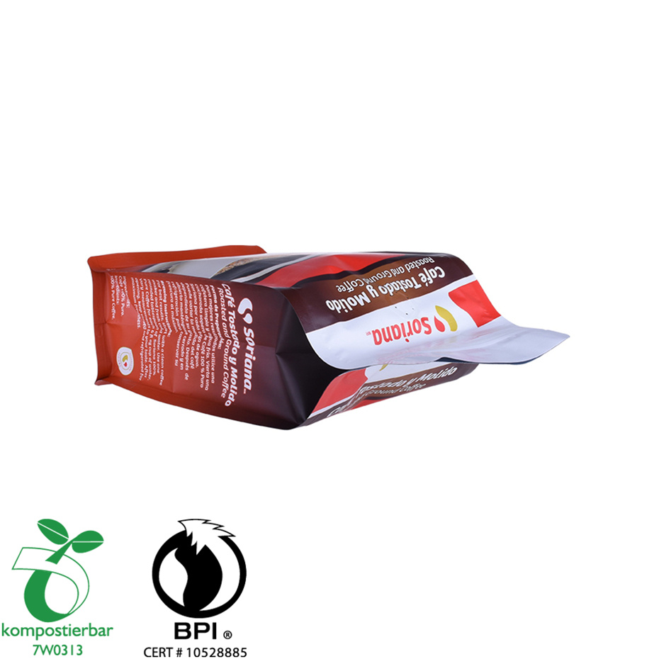 Zipper Flat Bottom Coffee Bag One Way Valve Manufacturer in China