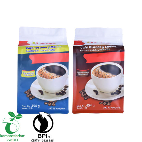 Inventory Foil Lined Square Bottom Roasted Coffee Packaging Supplier From China