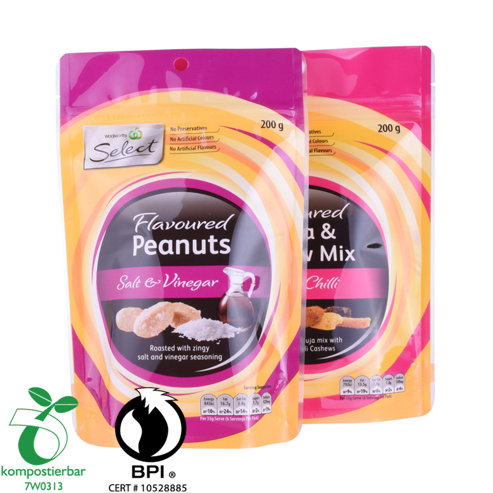 OEM Clear Window Biodegradable Bag Corn Starch Factory China