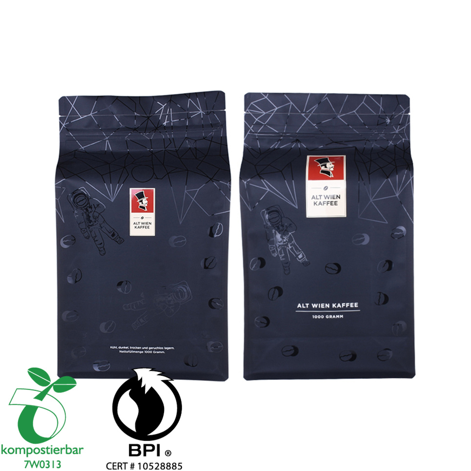 Food Grade Square Bottom Biodegradable Potato Chips Bag Wholesale in China