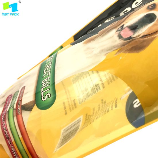 Biodegradable Packaging Zipper Compostable Pet Dog Food Bag