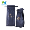 Wholesale High Quality Standing Biodegradable Customized Printed 250g 500g 1kg Flat Bottom Coffee Zipper Bag with Valve