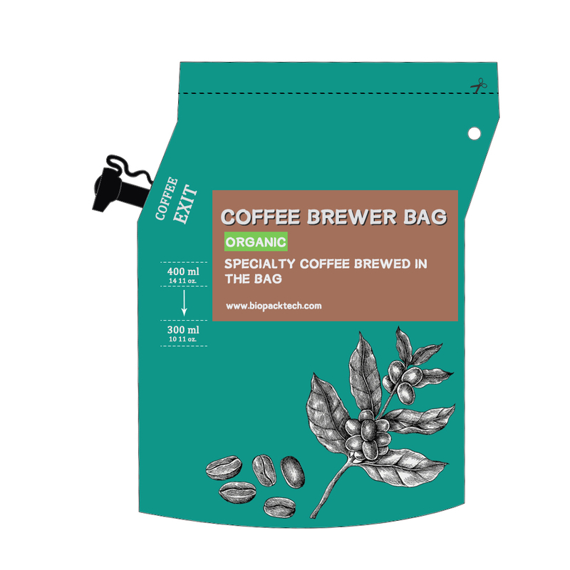 Custom Printing Coffee Brewer Filter Coffee Bag for Hiking And Camping Trips