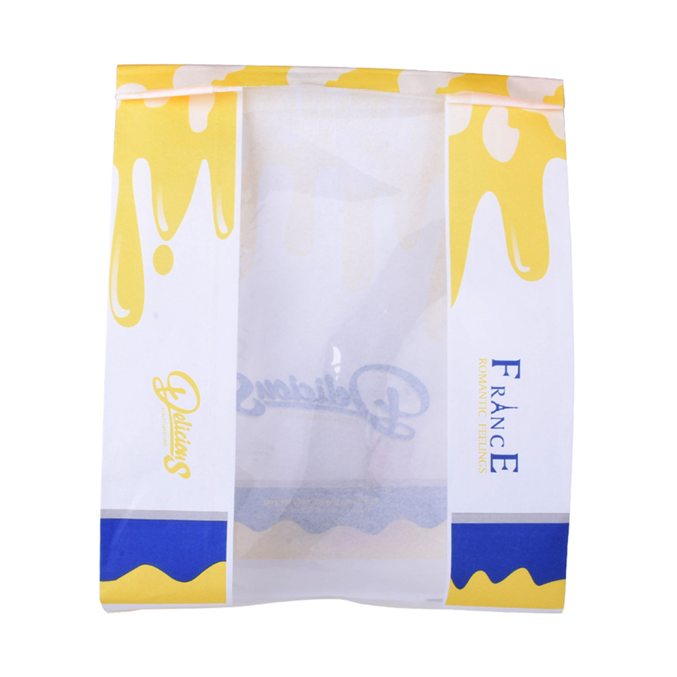 Wholesale Customized 5Kg Flour Packaging Paper Wheat Flour Bag With Window 