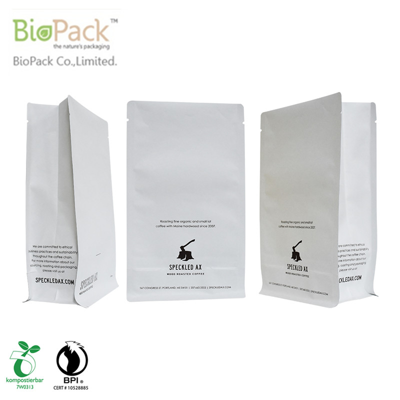 Zero waste New Recyclable Coffee bags paper coated with plant-base ...