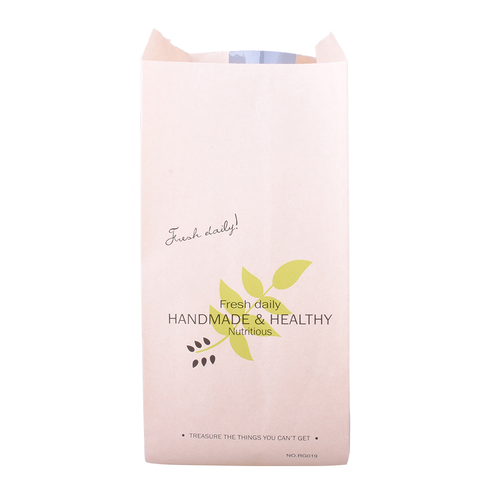 Eco-Friendly Certified PLA Fully Compostable Paper Bag for Food