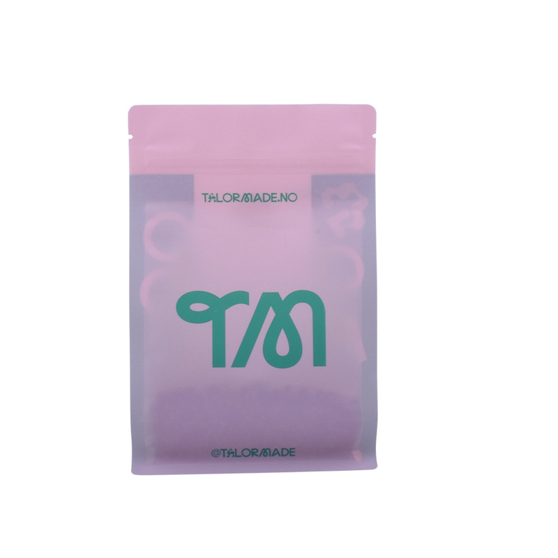 200G OEM Plastic Free Organic Tea Coffee Ziplock Box Bottom Pouch