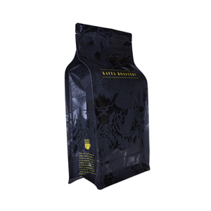 Wholesale Custom Print Compostable Flat Poly Coffee Bag Packaging