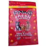 OEM Aluminum Free Recyclable Paws Pet Treats Food Side Seal Flexible Custom Printed Eco Friendly Flat Bag Pouch